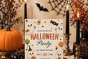 Cute Ghost Halloween Invitation, an Invitation Template by Arslan (Thumbnail 3 of 5)