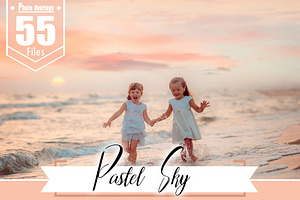 55 Pretty Pastel Sky Overlays