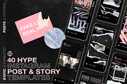 Hype Instagram Story/Post Templates, a Social Media Template by Pixel Sauce™ (Thumbnail 1 of 14)