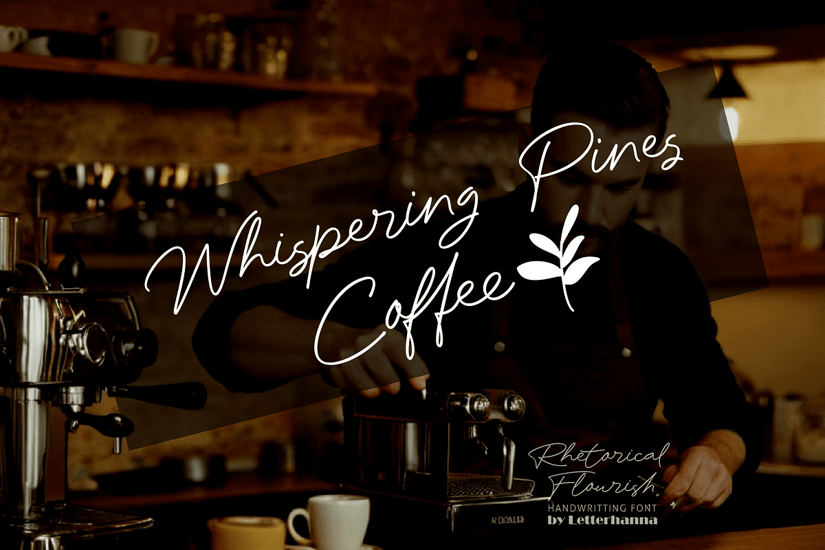 Rhetorical Flourish Font, a Handwritten Font by Letterhanna Studio (Photo 5 of 9)