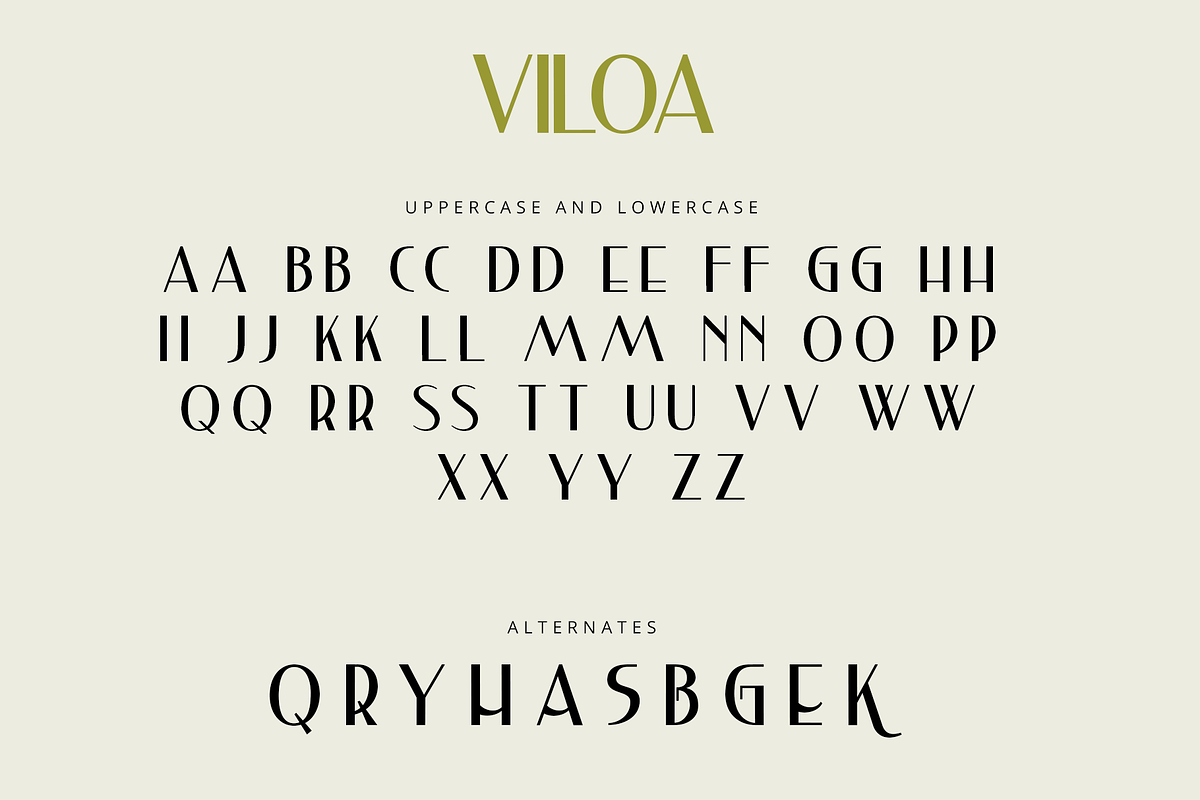 Viloa - A Modern Sans Serif Typeface, a Sans Serif Font by overlaytemplates (Photo 4 of 5)