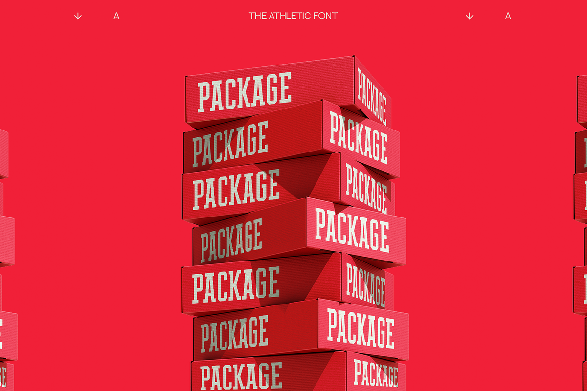 THE ATHLETIC FONT, a Serif Font by THE BOLD FONT. (Photo 14 of 18)