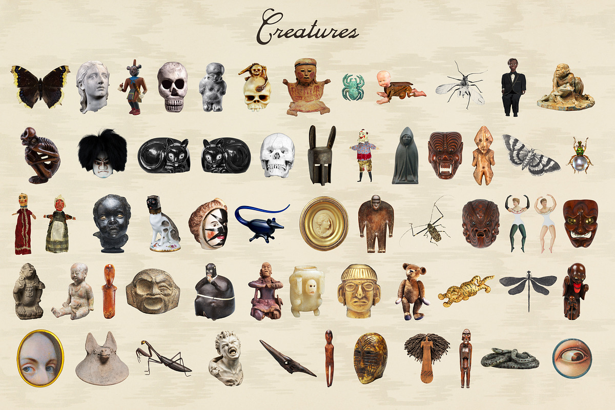 Uncanny Relics: Collage Elements, an Object Graphic by Anastasiia VNSK (Photo 13 of 19)