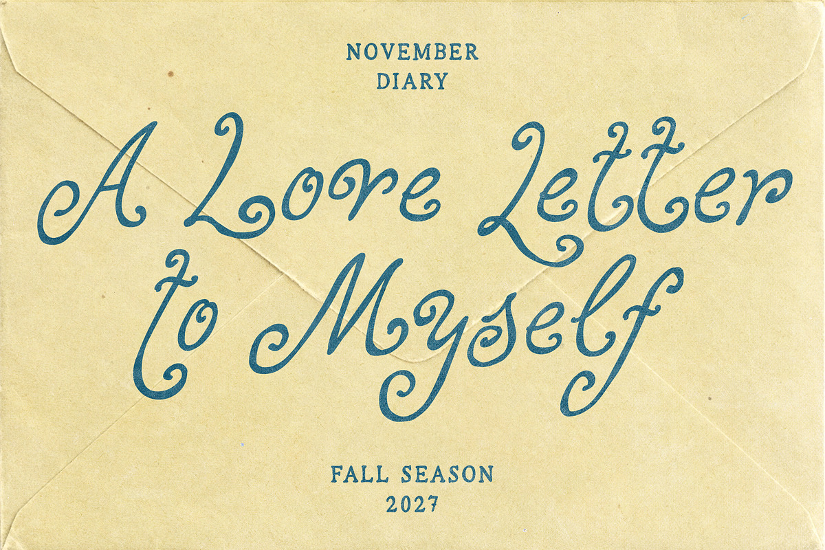 Handwritten Vintage Curly Font Duo, a Handwritten Font by Ayya Studio (Photo 15 of 16)