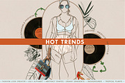 Sale! Hot Trend Fashion Look Creator, an Object Graphic by Cat In Colour (Thumbnail 1 of 8)