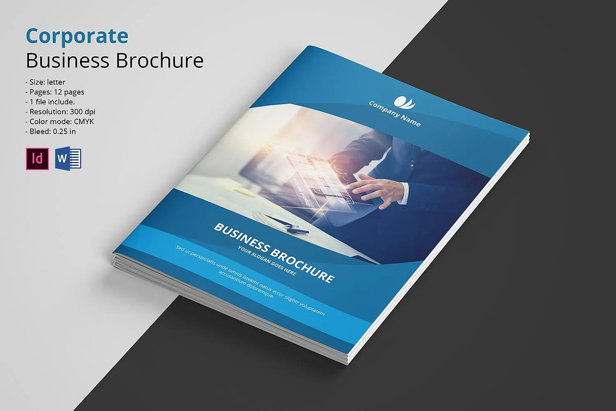 Minimal Business Brochure, a Brochure Template by Template Shop (Photo 1 of 7)