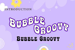 Bubble Groovy, a Slab Serif Font by Wow Magic