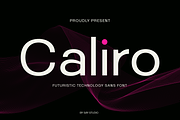 Futuristic Technology Sans - Caliro, a Sans Serif Font by Say Studio (Thumbnail 1 of 11)