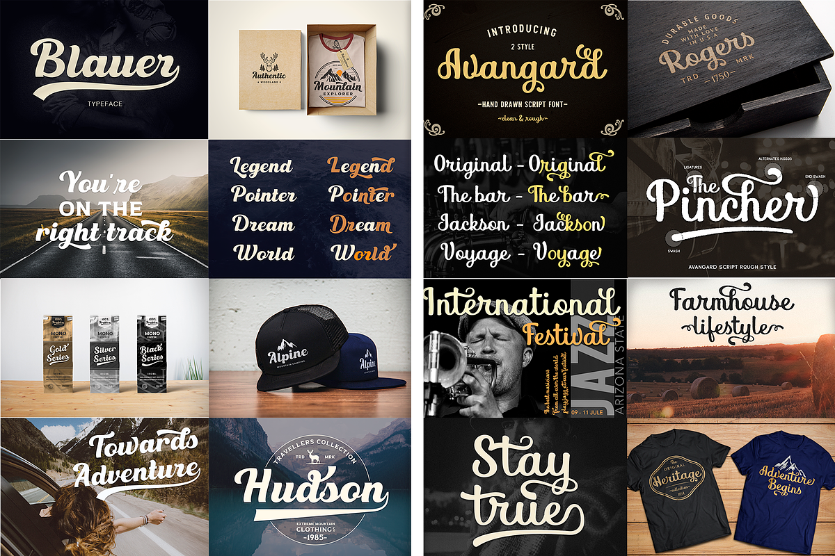 Modern Font Bundle, a Sans Serif Font by Larin Type Co. (Photo 16 of 32)