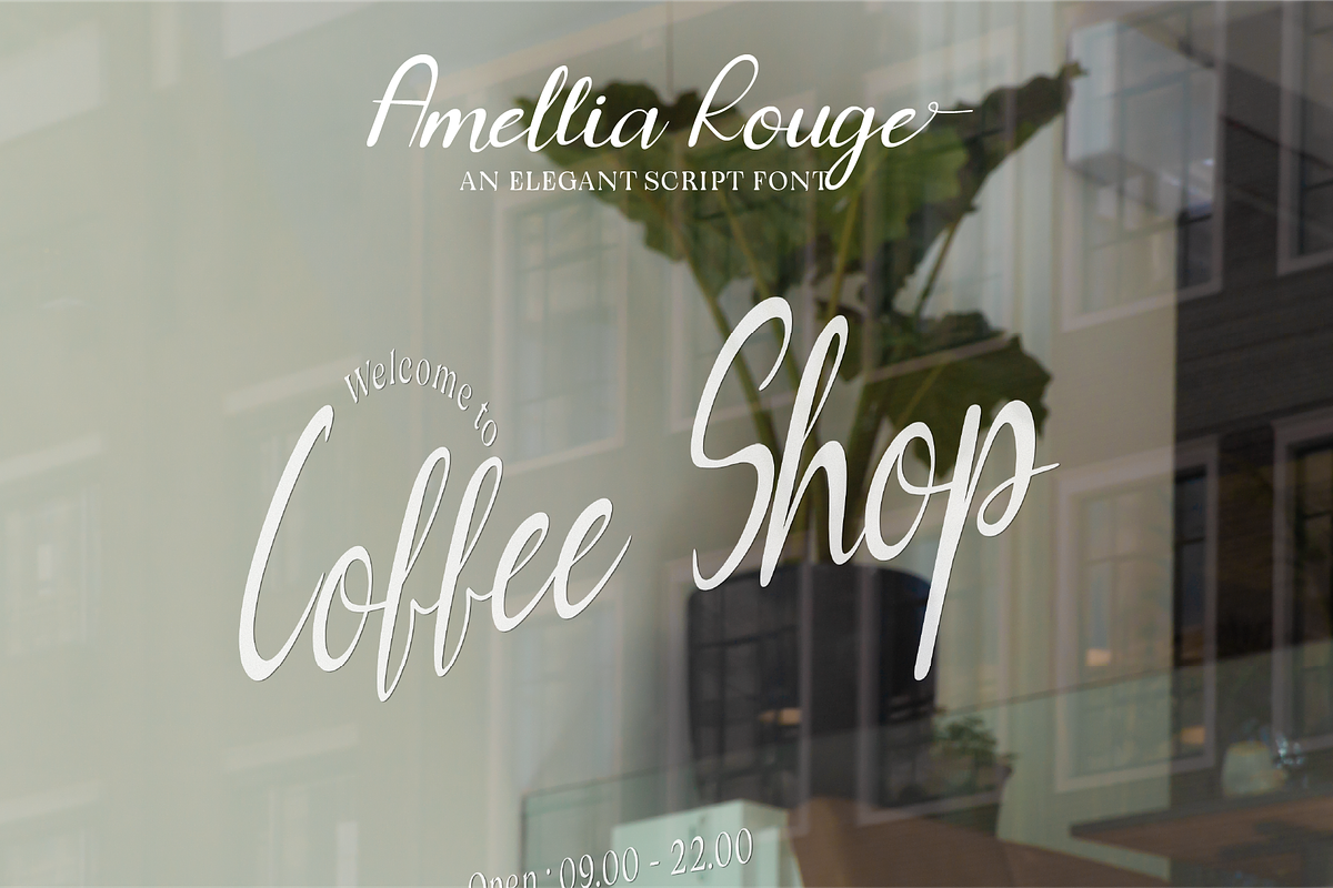 Amellia Rouge – Beauty Script, a Handwritten Font by Indotype Foundry (Photo 10 of 10)