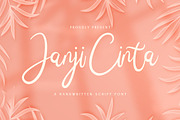 Janji Cinta - Handwritten Font, a Script Font by StringLabs (Thumbnail 1 of 9)