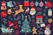 Magical Christmas. Vector Clipart, a Seasonal Illustration by Hanna's ArtLab (Thumbnail 3 of 8)