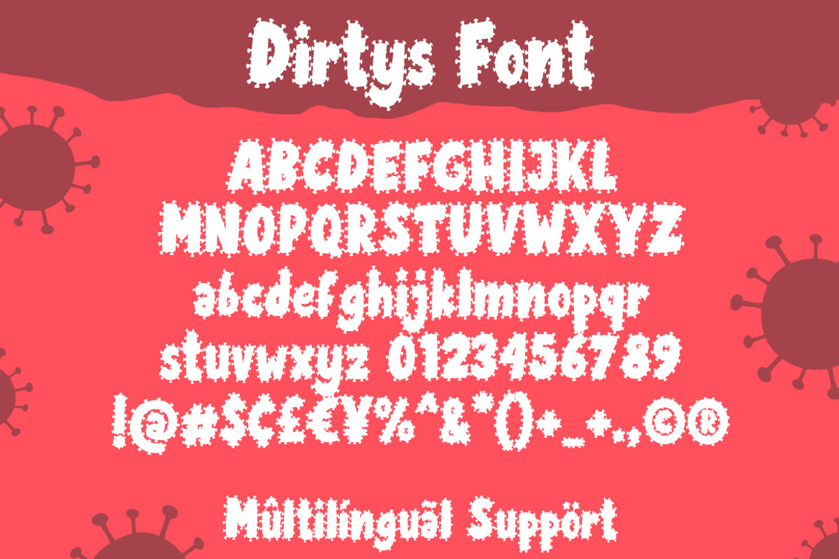 Dirtys Font preview 6