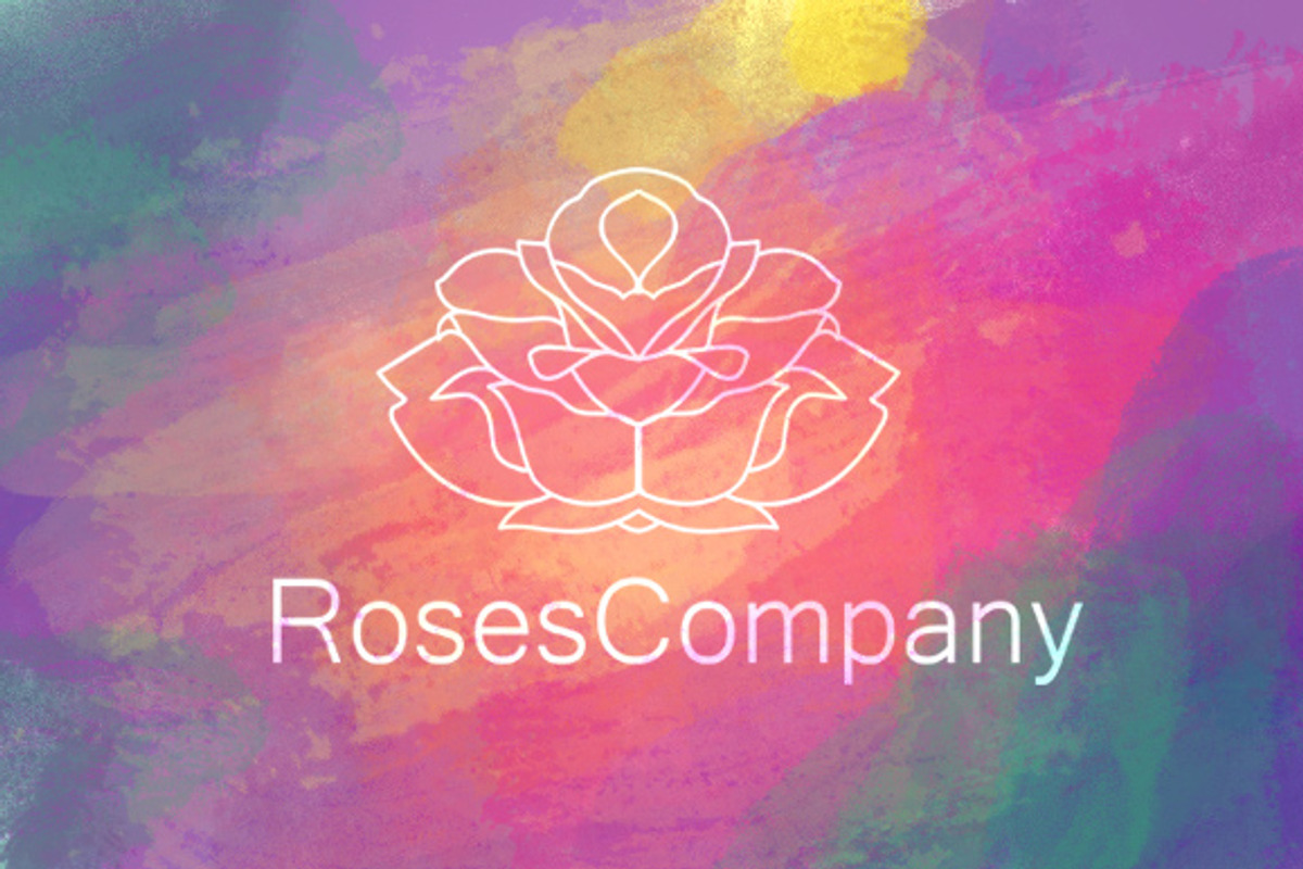 50 Rose Flowers: Logo Bundle, an Icon by Daria Volyanskaya (Photo 2 of 5)
