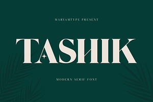 Tashik Modern Serif