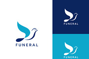 Modern Funeral Dove Logo Design, a Branding & Logo Template by HueNestify (Thumbnail 2 of 3)