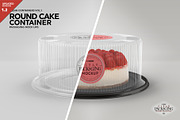 Cake Container Packaging Mockup, a Cups & Container Mockup by INCDesign (Thumbnail 1 of 8)