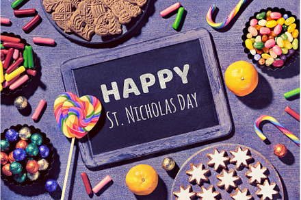 Text Happy St Nicolas Day on, a Holiday Photo by tilialucida