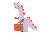 Dino Doctor Clipart Set - Cute, an Object Graphic by the_myro (Thumbnail 7 of 10)