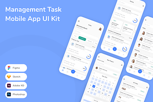 Management Task Mobile App UI Kit