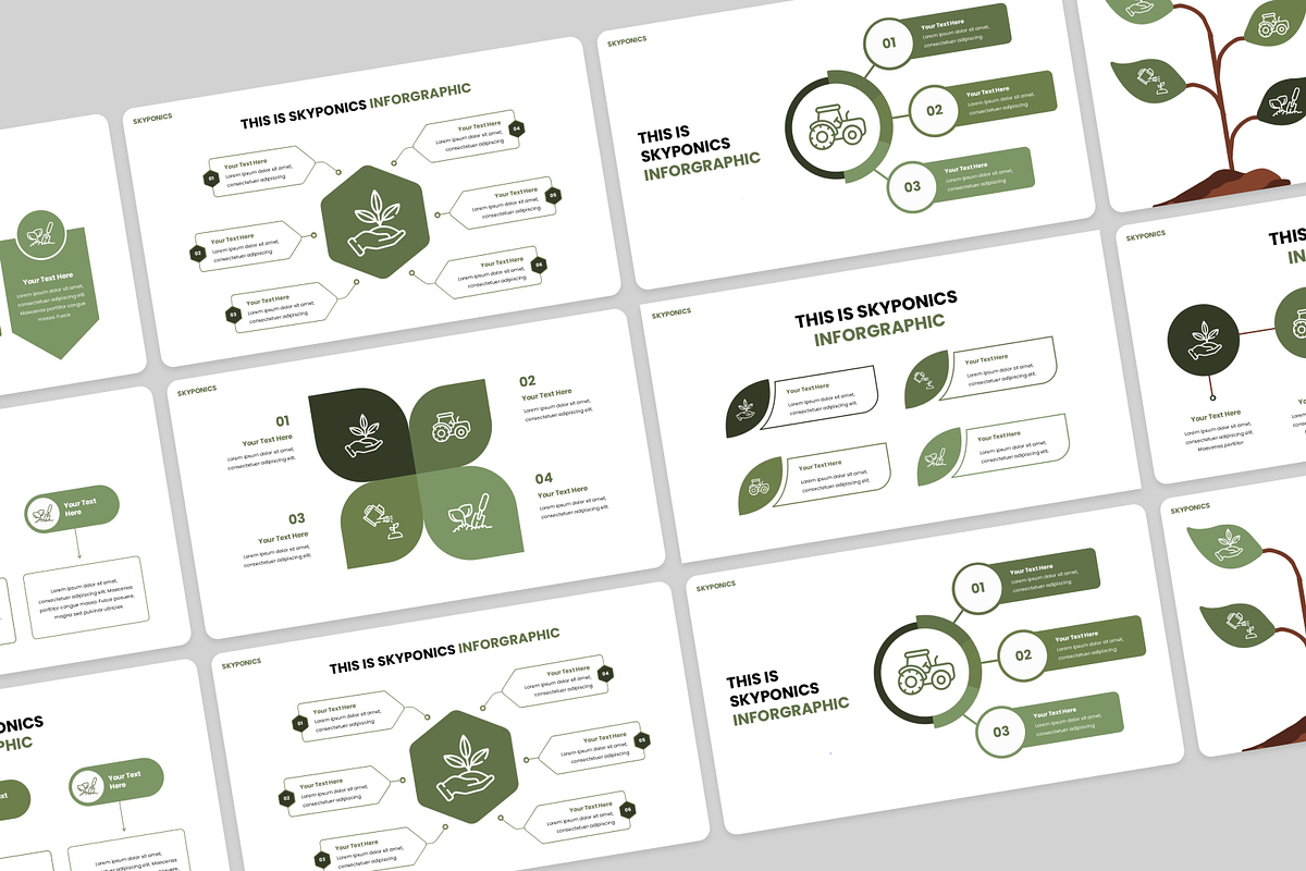Infographic Farming Keynote, a Presentation Template by Annora Studio (Photo 4 of 5)