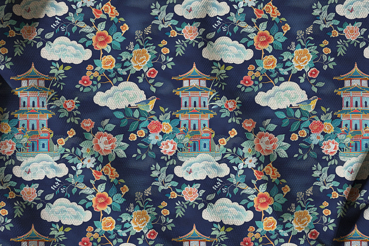Chinoiserie Print Seamless Patterns, a Pattern Graphic by Olya Creative (Photo 15 of 20)