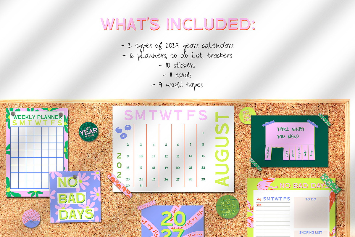 2027 Planner of My Life Calendar Set, an Object Graphic by Mio Buono (Photo 3 of 14)