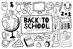 Back to School Doodle Bundle