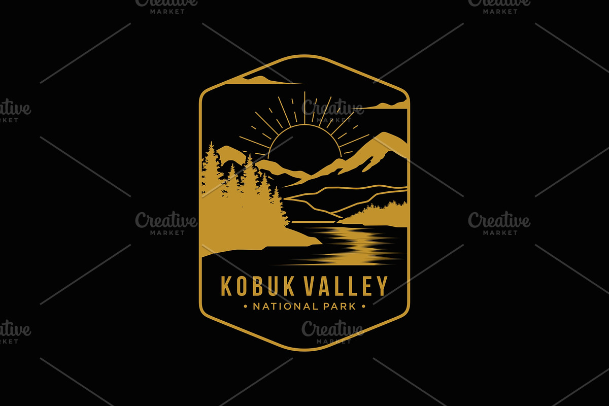 Kobuk Valley National Park logo, a Branding & Logo Template by swarnstudio