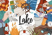 Lake Clipart PNG | Nautical Clipart, an Object Illustration by GlamArtZhanna (Thumbnail 1 of 5)