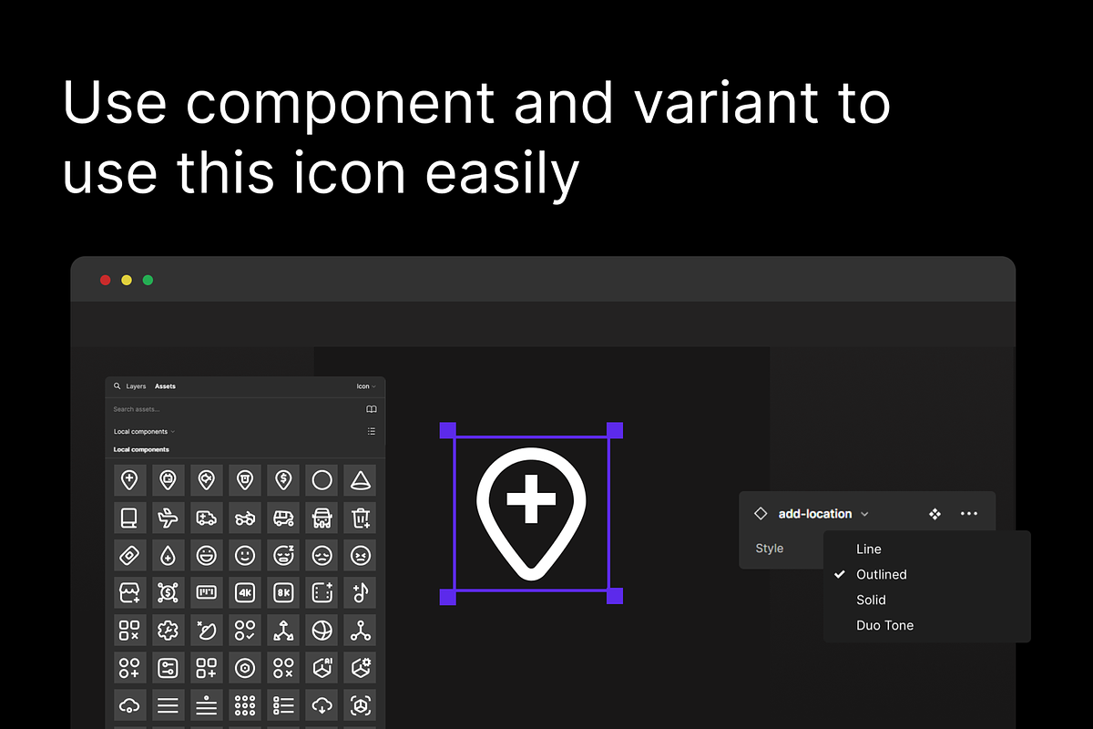 Icoonia - 2.700+ Outline Icon, an Outline Icon by Kawalan Studio (Photo 7 of 8)