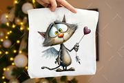 Whimsical Valentine Animals Clipart, an Illustration by OK Design (Thumbnail 6 of 6)