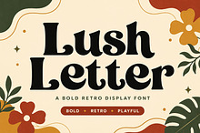 Lush Letter – Retro Display Font