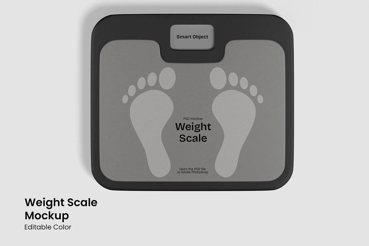 Weight Scale Mockup, an Advertising Mockup by renderstockmarket