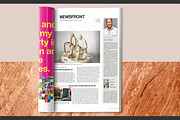 Open and Folded Magazine PSD Mockup, a Print Template by Sinlatown (Thumbnail 5 of 8)