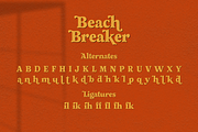 Beach Breaker – Retro Serif Font, a Serif Font by Fikryal Studio (Thumbnail 15 of 15)