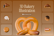 3D Bakery Illustration, an Object Graphic by Illustrava (Thumbnail 2 of 7)