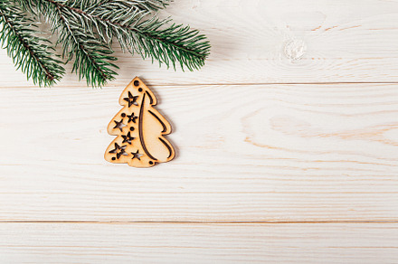 Christmas fir branch, a Holiday Photo by Kolomiyets Viktoriya
