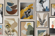 Modern golden female print poster, a Decorative Illustration by Muzi pear studio (Thumbnail 10 of 10)