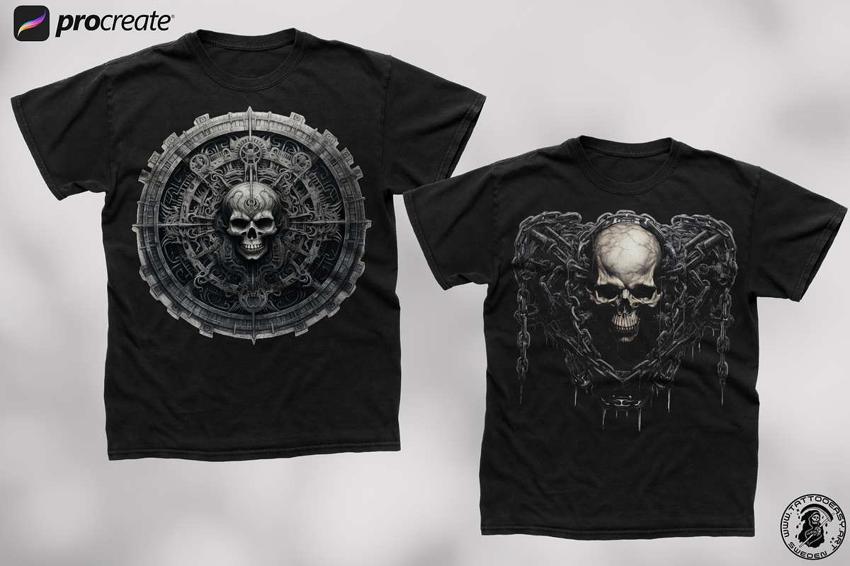 Biomech vol.2 designs & brushes, a Brush Add-On by Studio.Valhalla (Photo 4 of 8)
