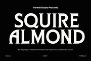Squire Almond - Classy Font, a Serif Font by Viswell (Thumbnail 1 of 10)
