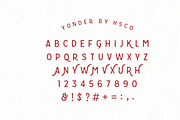 Yonder - Hand Drawn Font, a Font by Hustle Supply Co. (Thumbnail 3 of 5)