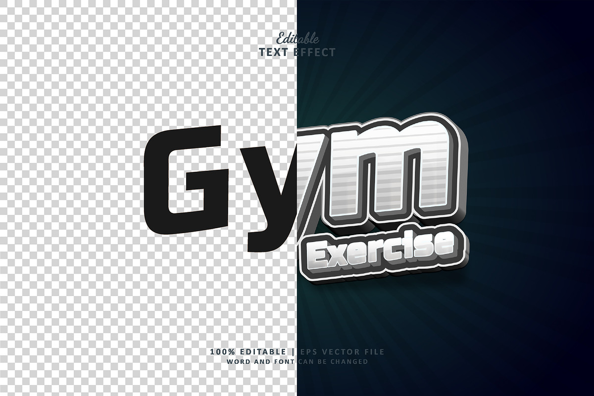 Text Effect Gym, a Layer Style Add-On by Navy Graphic (Photo 2 of 2)