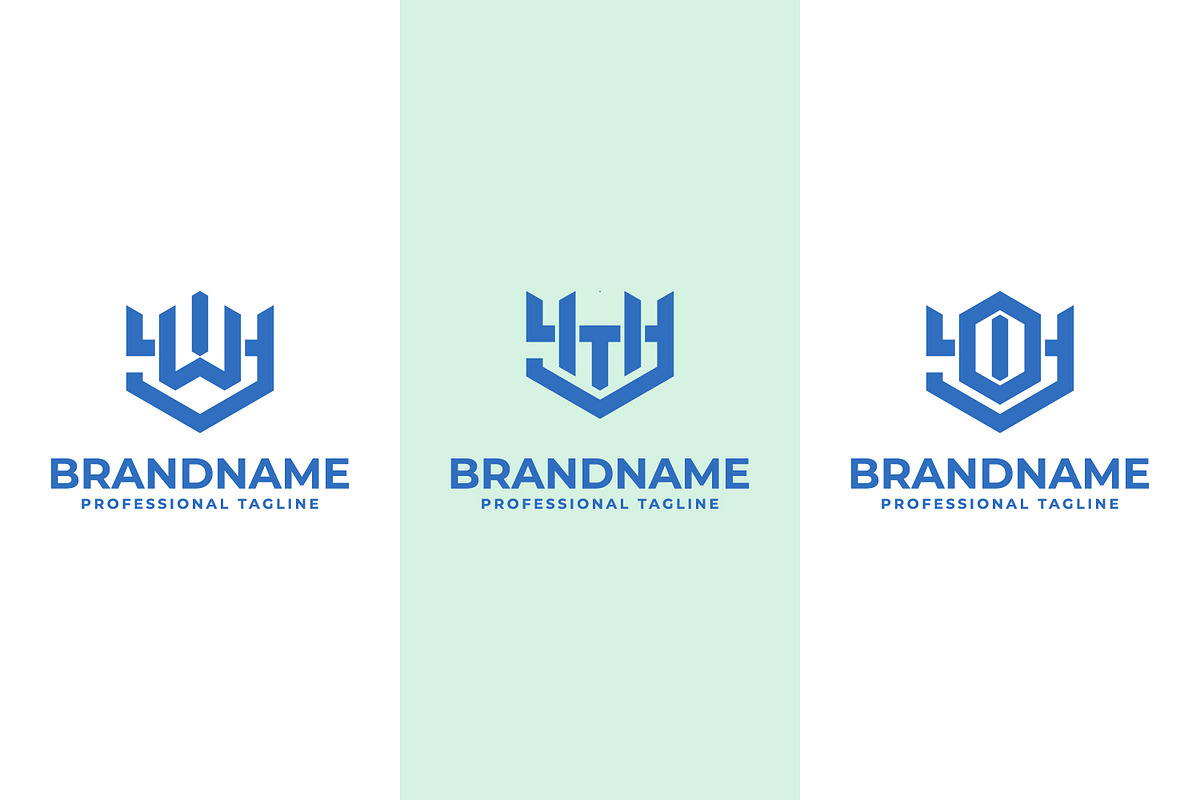 Letters YWI YHT YOI Hexagon Logo, a Branding & Logo Template by Pray Art Design Studio (Photo 1 of 2)