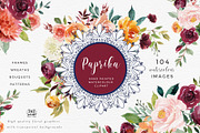 Watercolor Clipart - Paprika, an Illustration by Twigs and Twine (Thumbnail 1 of 12)