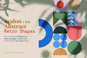 AVALON Retro Abstract Shapes Ver 3