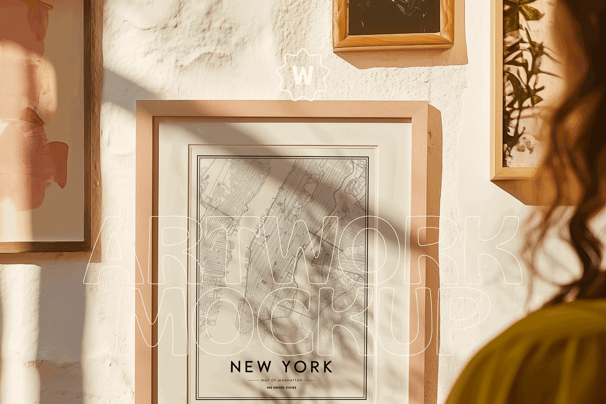 A4 Frame Mockup, a Poster Template by The White Space Co. (Photo 5 of 5)