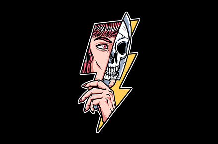 woman holding knife
