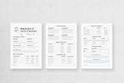 Project Status Report | Word & Indd, a Stationery Template by design_hut (Thumbnail 2 of 6)