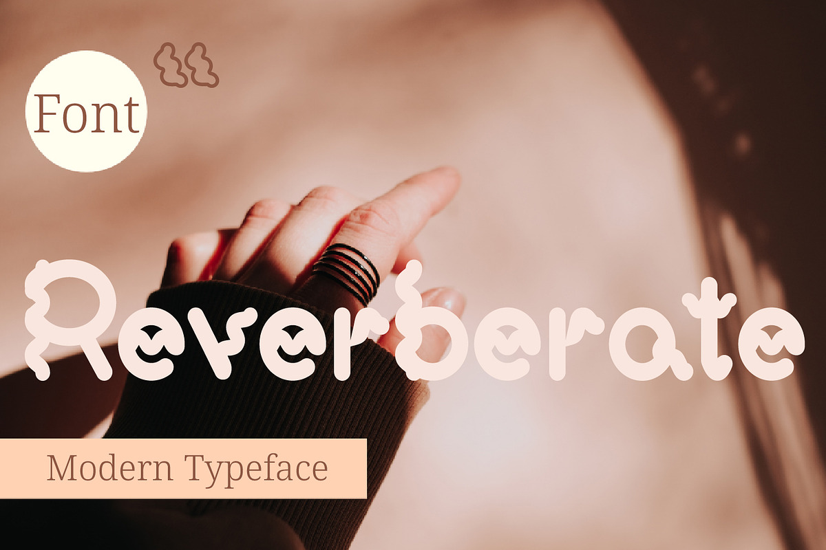 Reverberate Modern Sans Serif Font, a Sans Serif Font by Yiru Chen Studio (Photo 1 of 11)